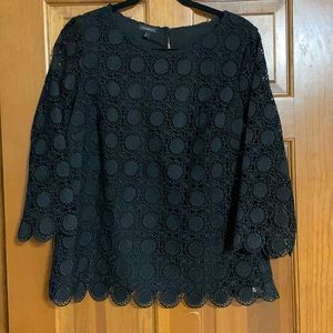 Black Talbots Lace Top